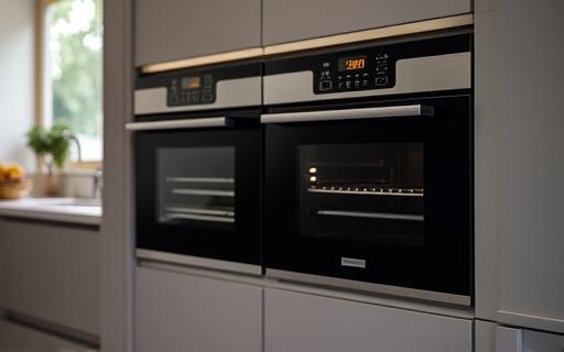 Image of modern integrated oven and hob unit with smart features